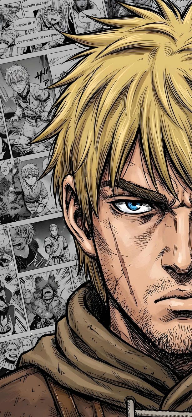 Vinland Saga Thorfinn 4K Manga Wallpaper