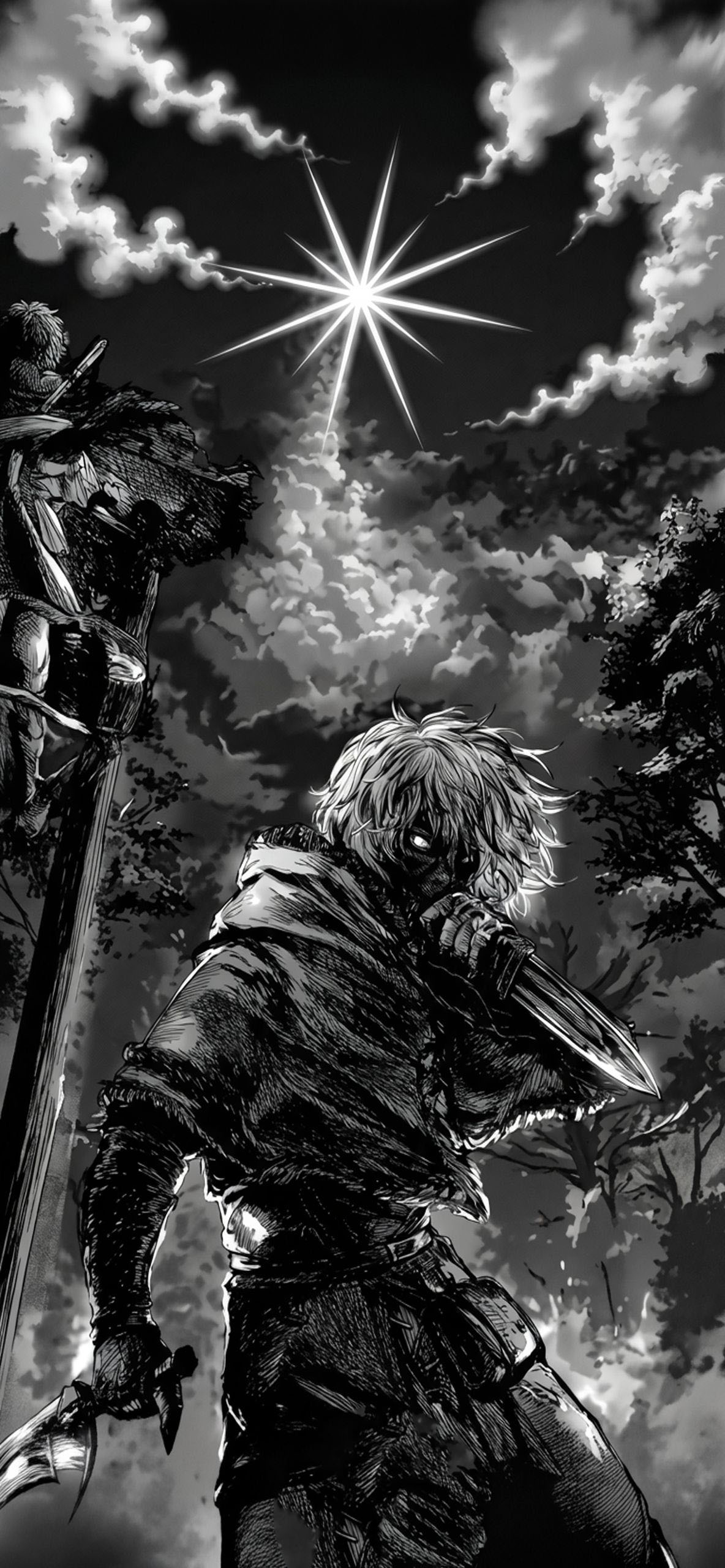Vinland Saga Thorfinn Dark Warrior 4K Wallpaper