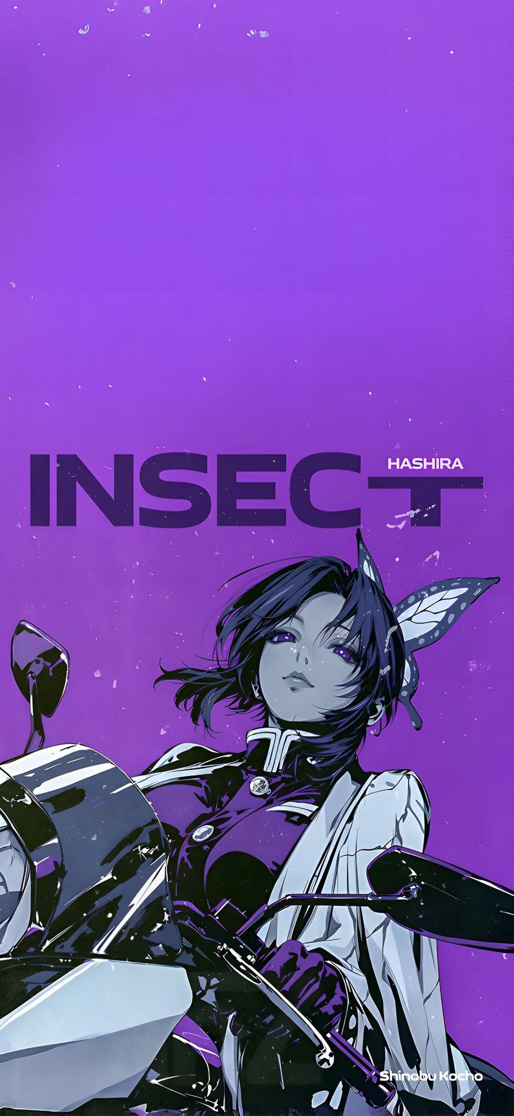 Shinobu Kocho Insect Hashira 4K Wallpaper