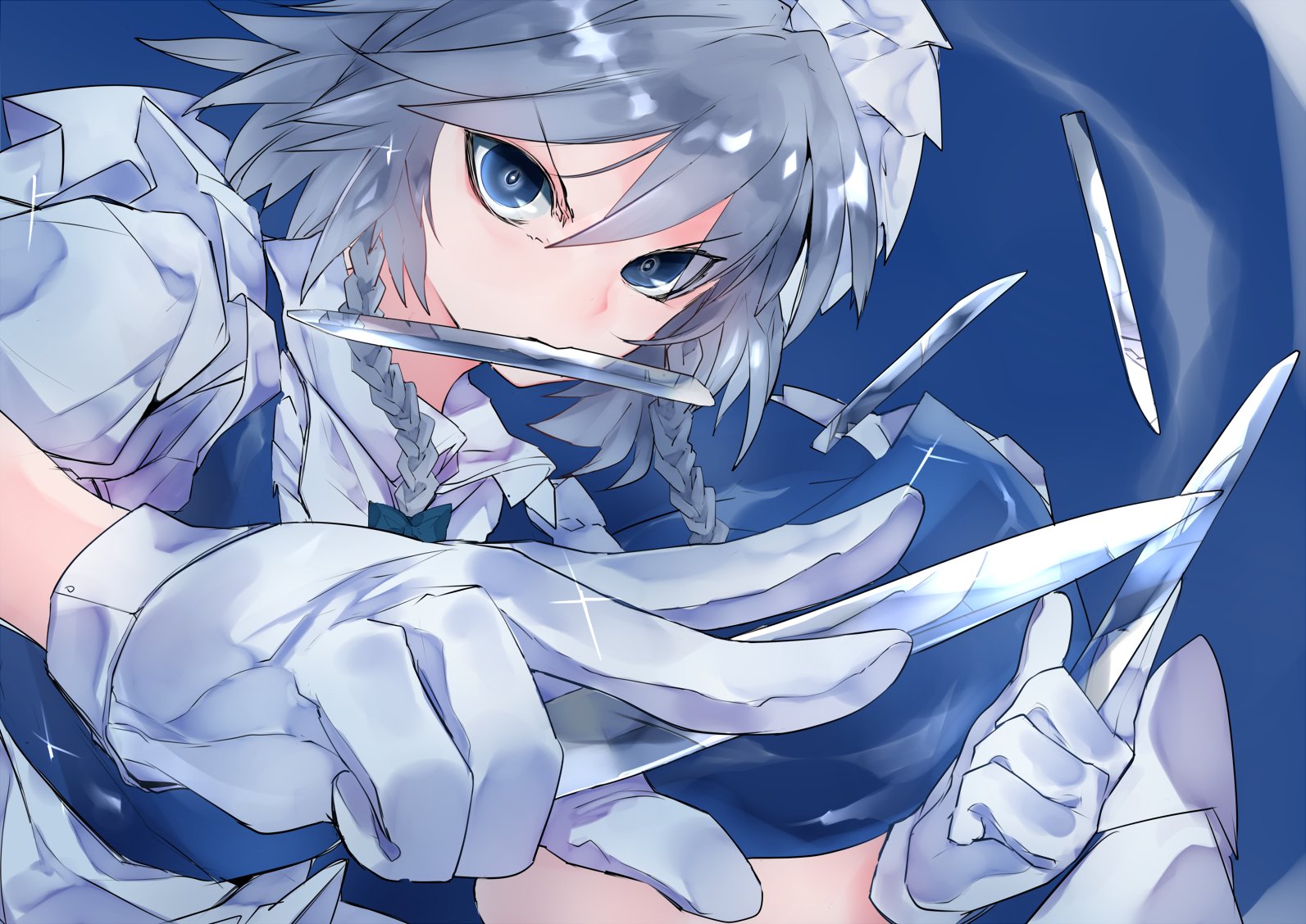 Sakuya Izayoi 4K Wallpaper – Touhou Project