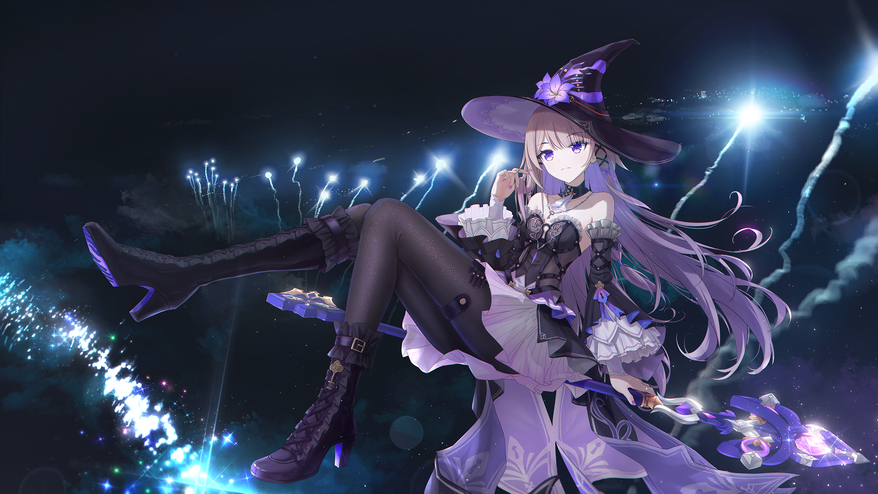 The Herta Witch Wallpaper – Honkai Star Rail 4K