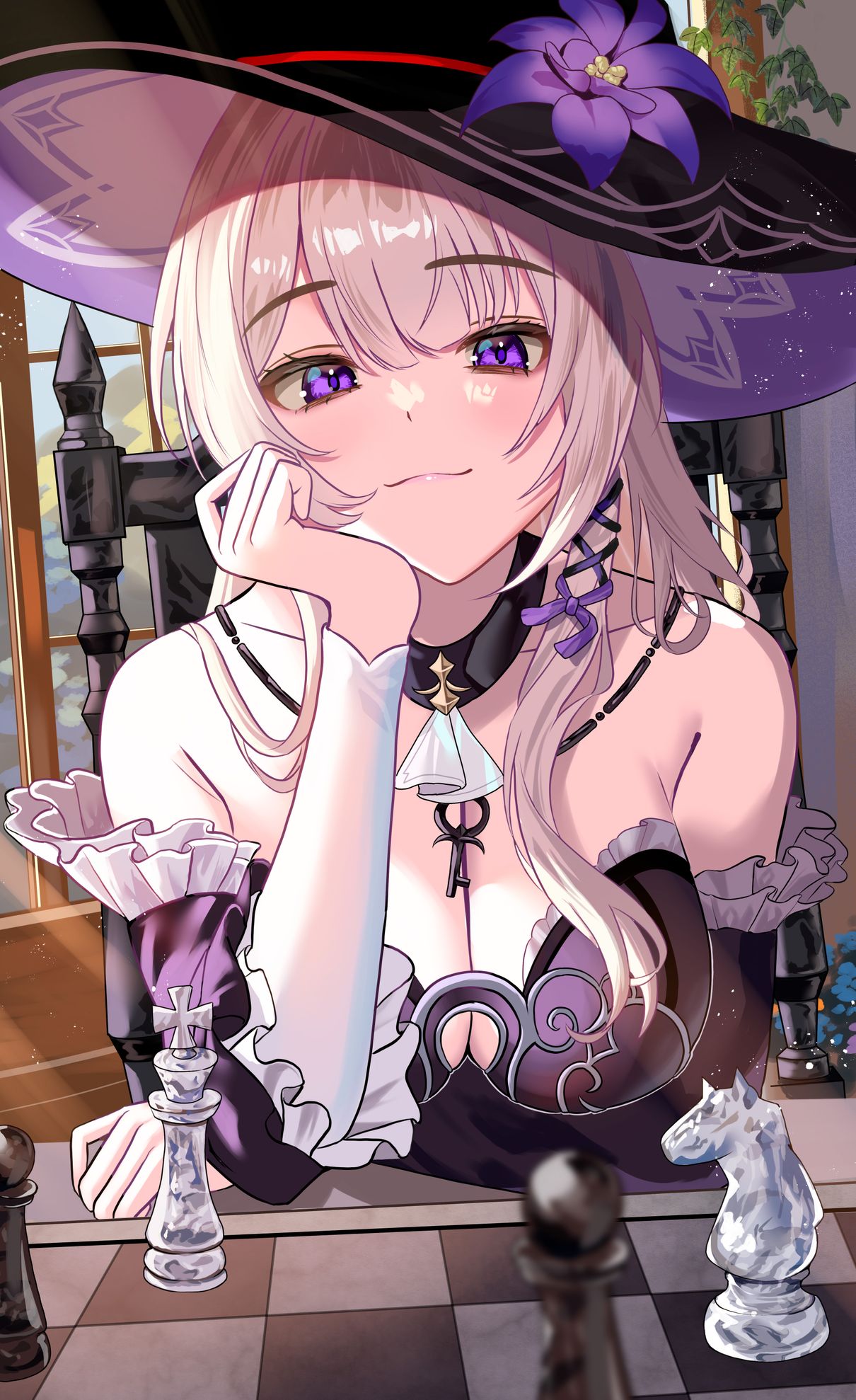 The Herta Chess Wallpaper – Honkai Star Rail 4K