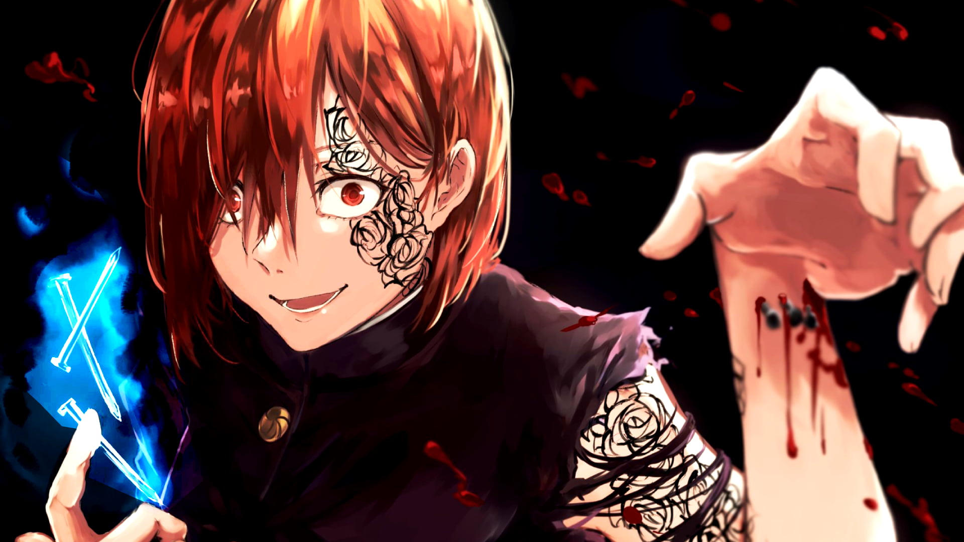 Choso Jujutsu Kaisen Dark Anime Wallpaper 4K