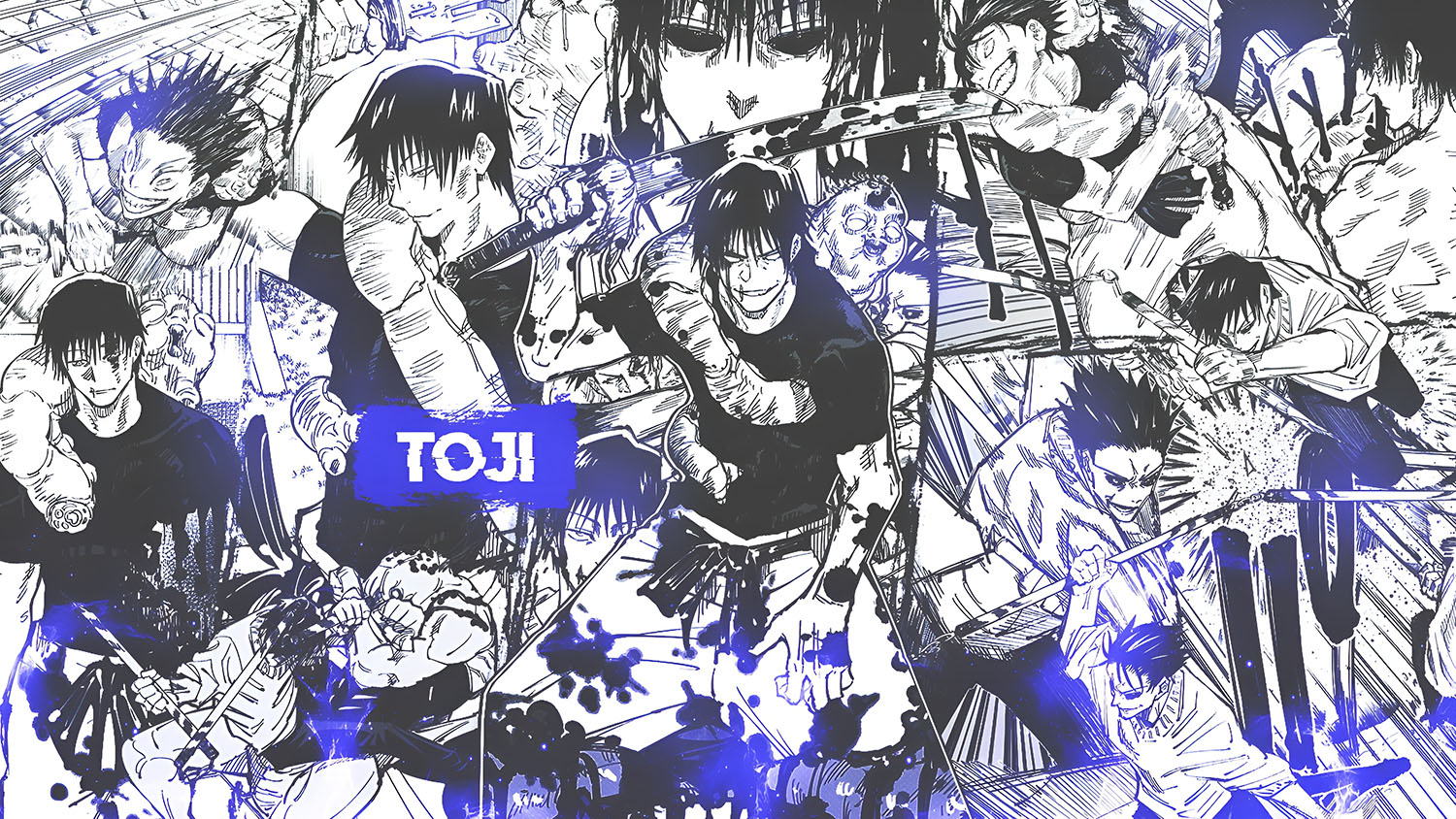 Toji Fushiguro Jujutsu Kaisen Manga Wallpaper