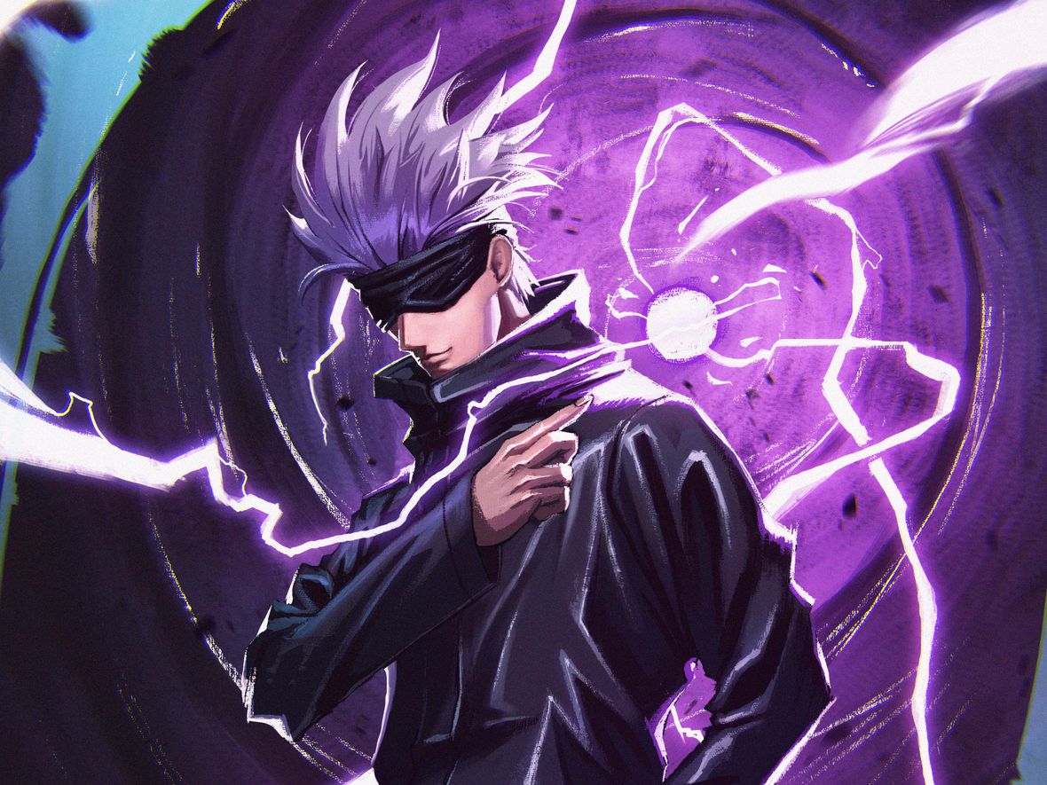 Gojo Satoru Purple Hollow Technique Wallpaper