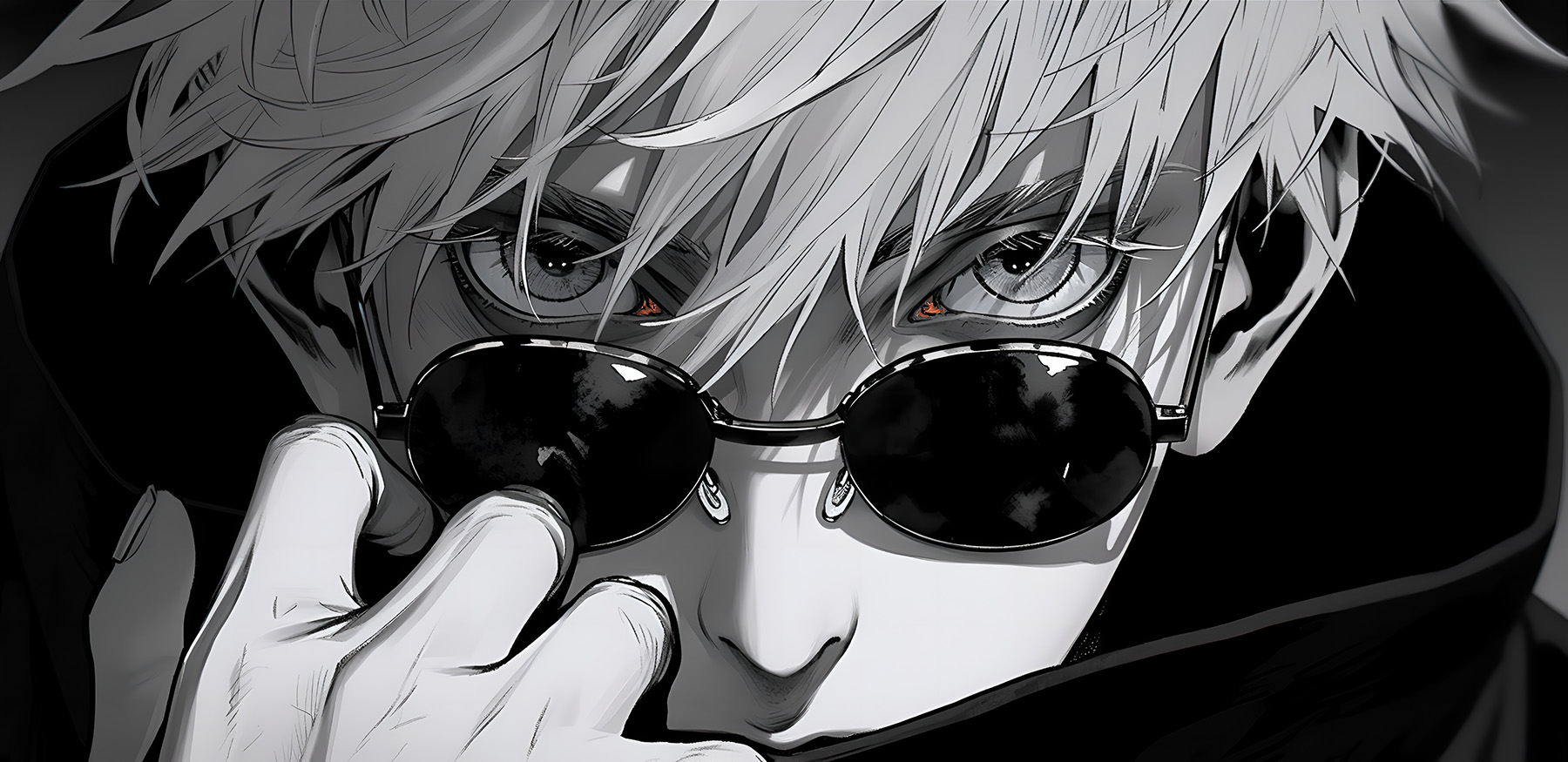 Gojo Satoru Sunglasses Wallpaper – Jujutsu Kaisen 4K