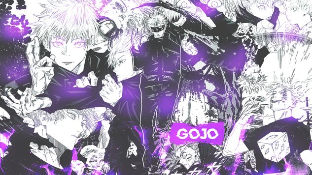 Hình Nền 4K Manga Gojo Satoru Jujutsu Kaisen