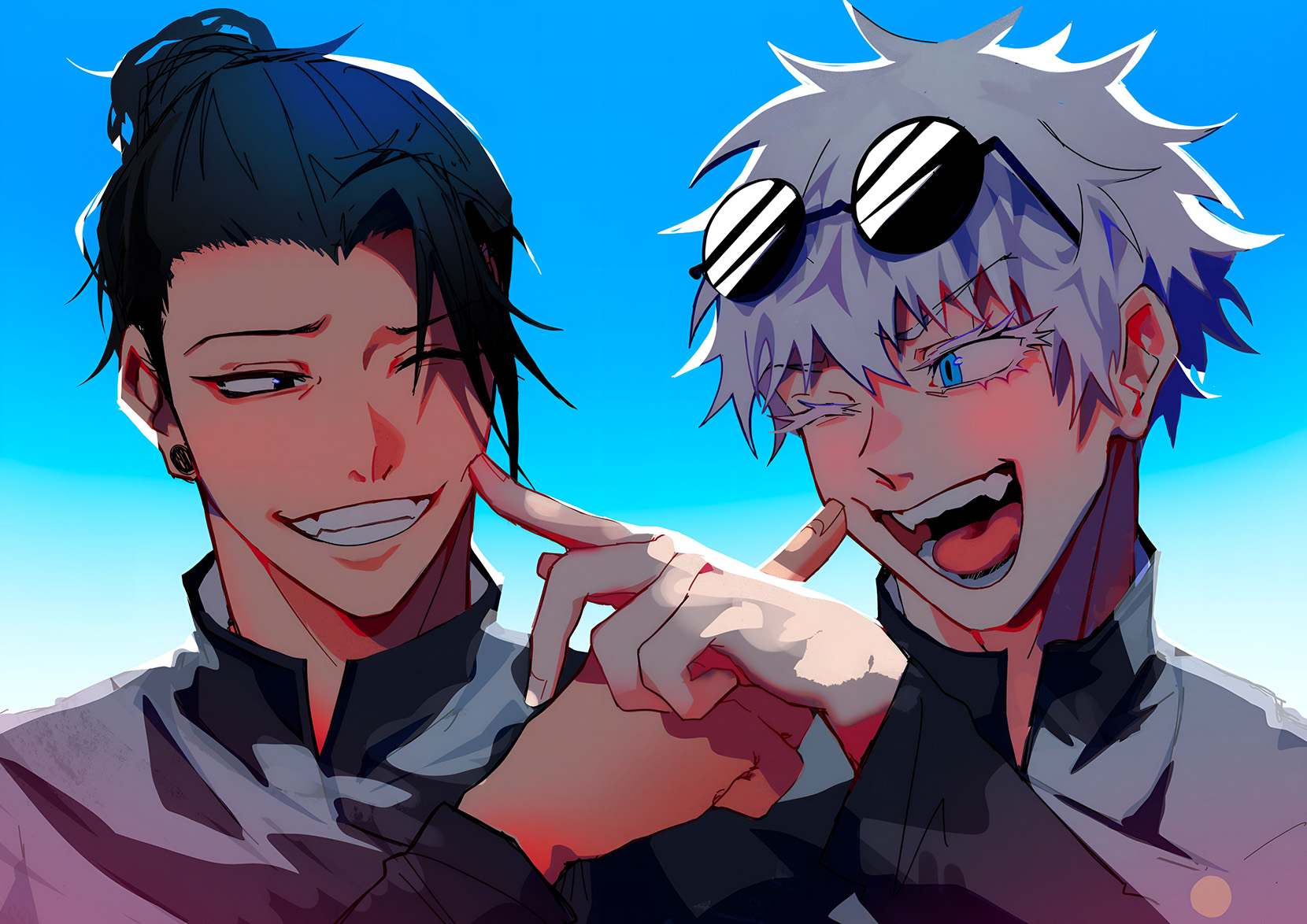 Wallpaper 4K Gojo & Getou Jujutsu Kaisen