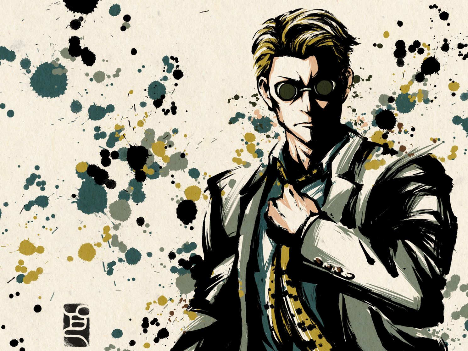 Hình Nền Nhân Vật Anime Jujutsu Kaisen Mực Bắn Tóe