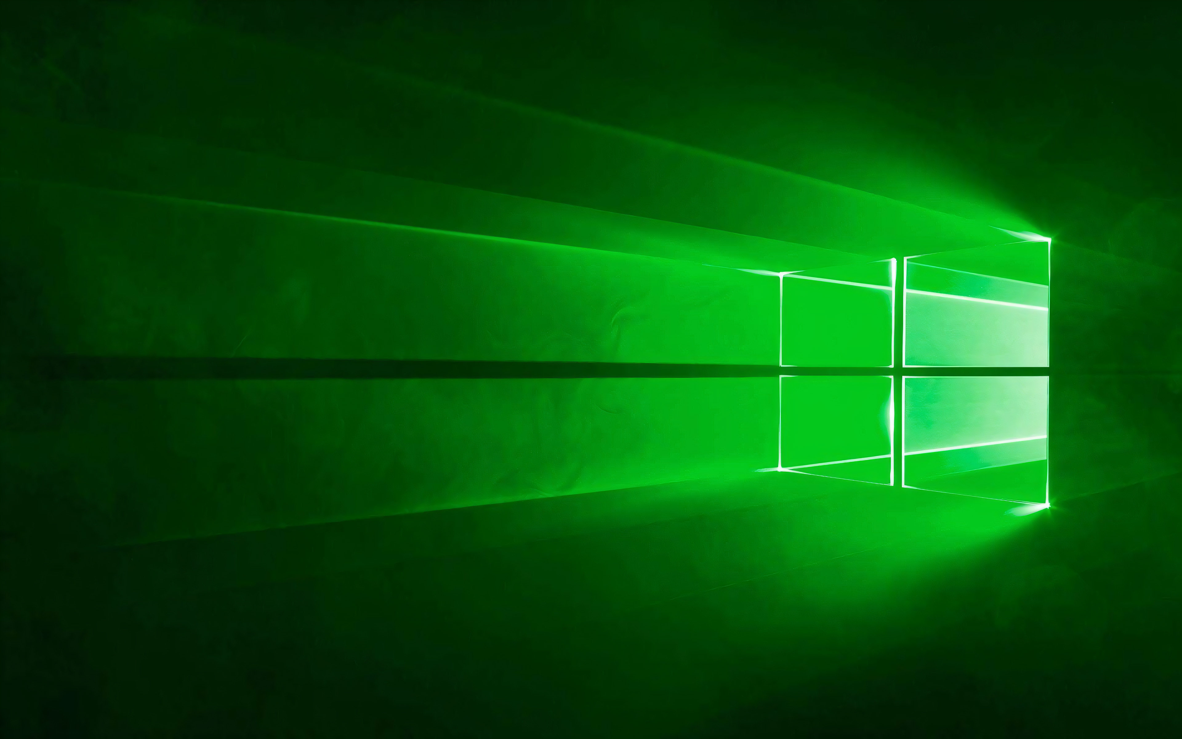 Windows 10 Wallpaper - Green 4K High Resolution