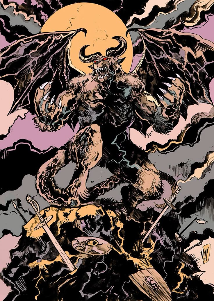 Berserk Demon Beast Wallpaper – 4K Dark Fantasy Art