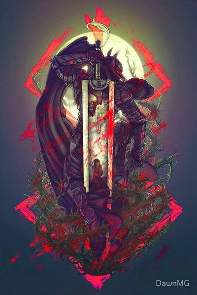 Berserk Guts Dark Knight 4K Wallpaper