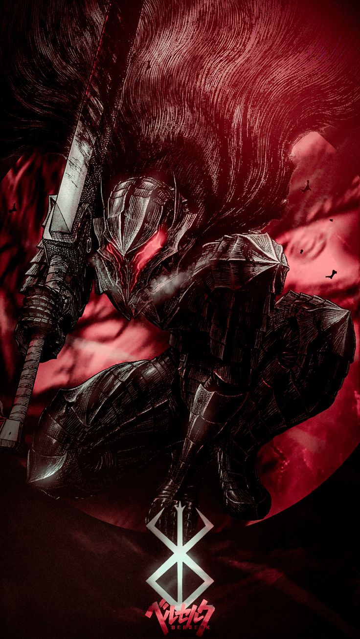 Berserk Guts Black Swordsman 4K Wallpaper