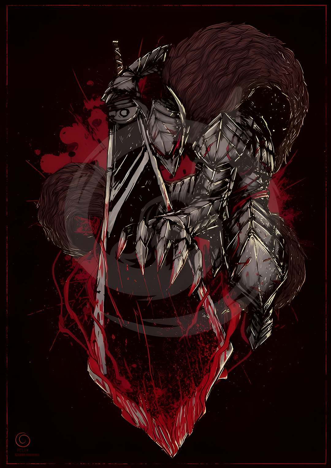 Berserk Guts Black Swordsman 4K Wallpaper