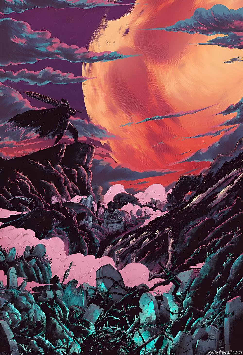 Berserk Guts Eclipse Wallpaper 4K Mataas na Resolusyon