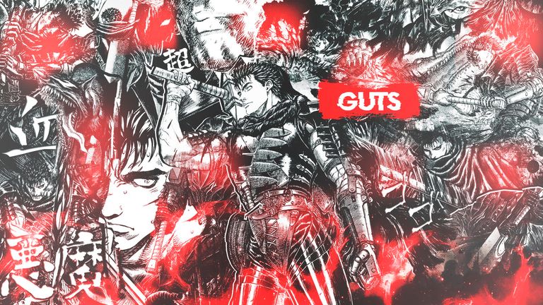 Hình Nền 4K Guts Berserk Fantasy Tối Tăm