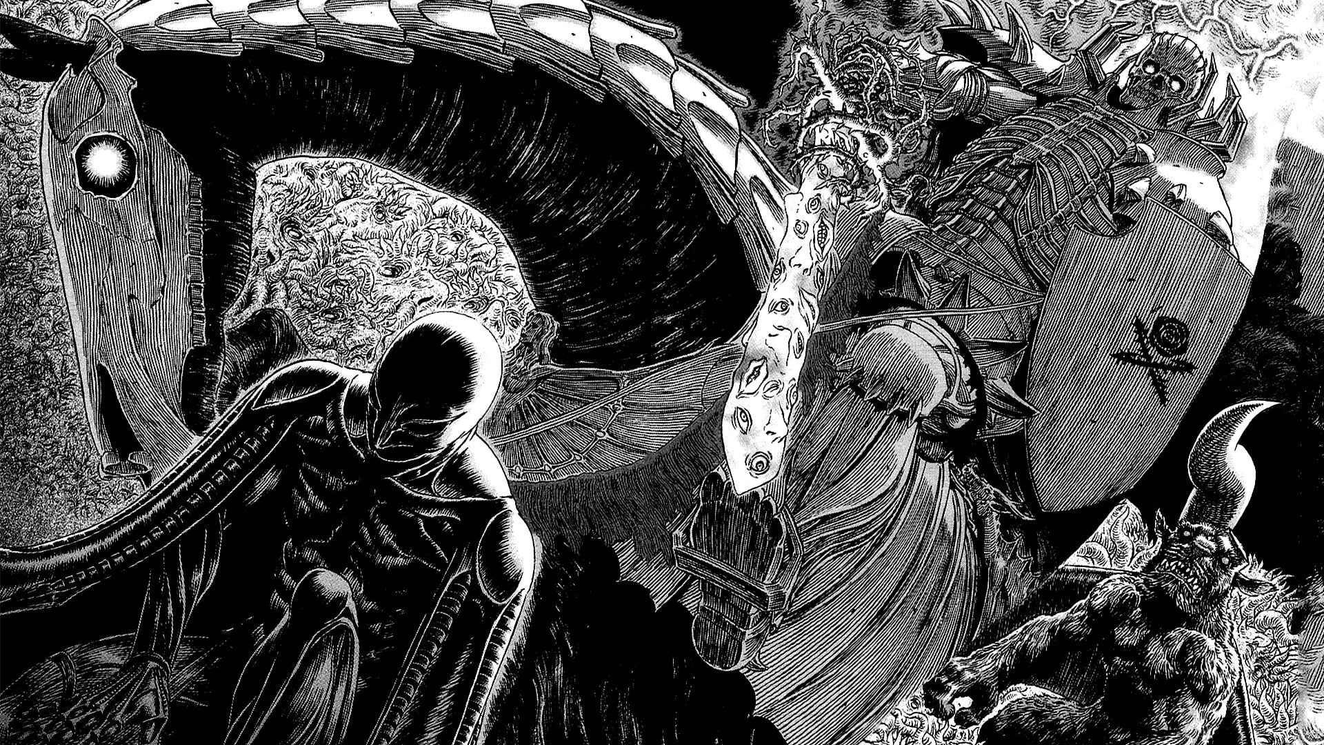 Sfondo Berserk Dark Fantasy Battle 4K