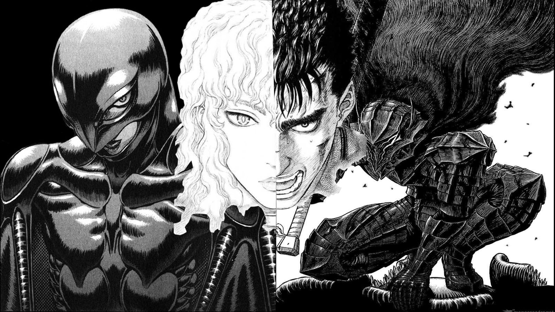 Berserk Manga Wallpaper – Guts Griffith and Femto