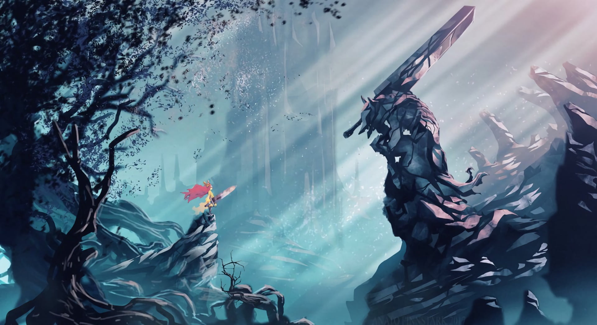 Berserk Epic Fantasy Warrior Wallpaper 4K