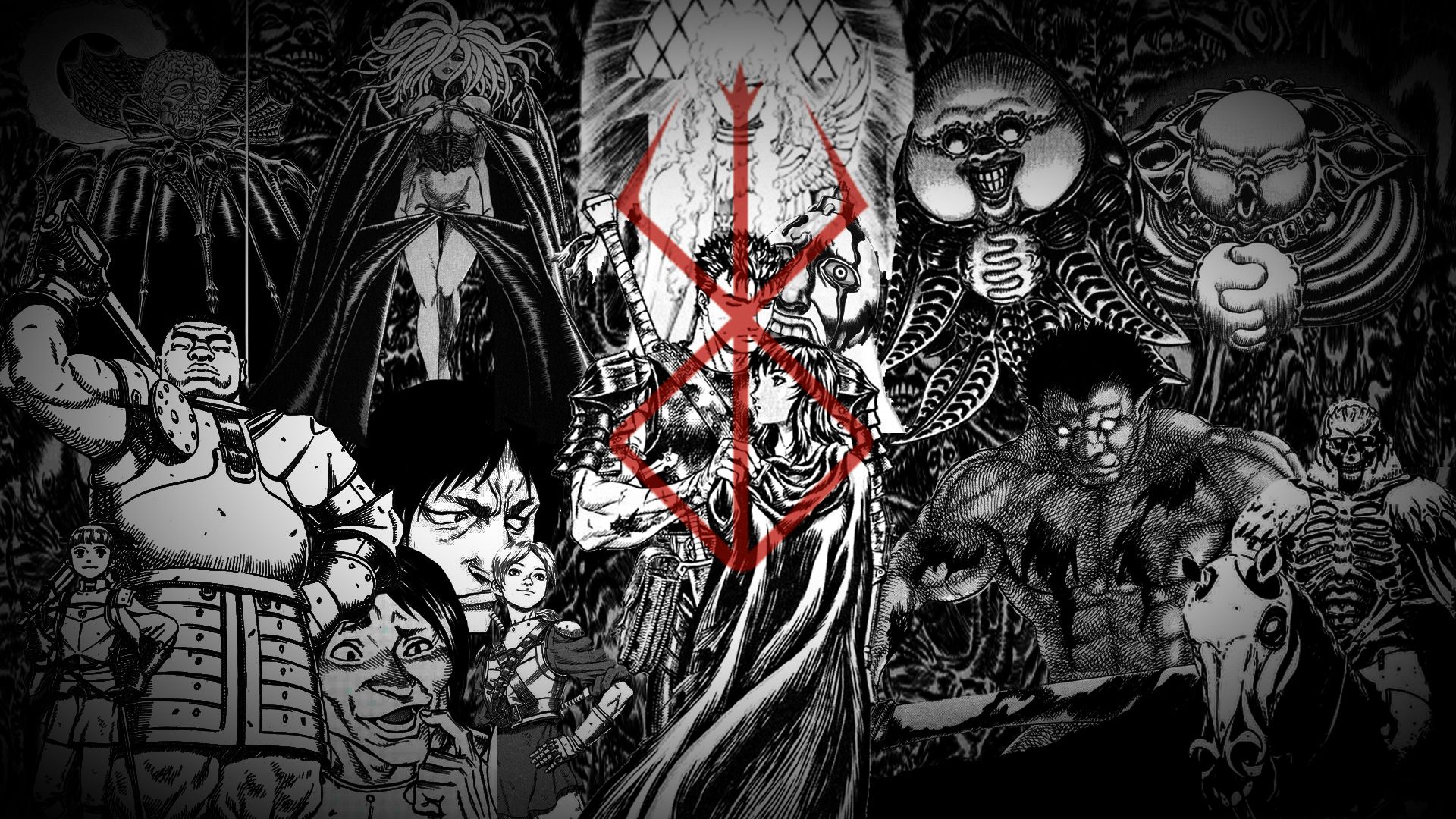 剑风传奇漫画壁纸 – 暗黑奇幻 4K