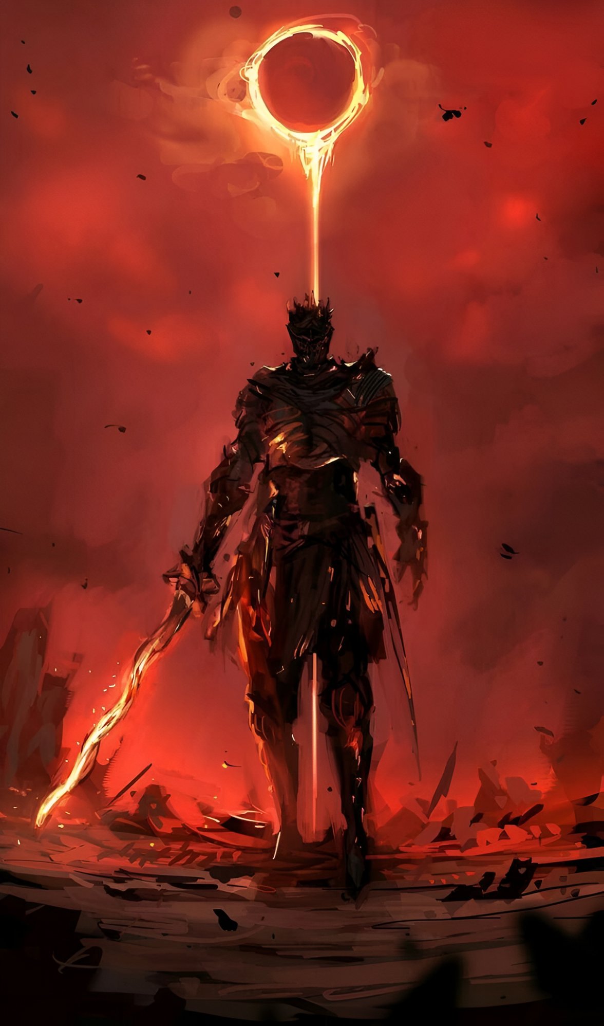 Dark Souls Fire Lord Wallpaper 4K