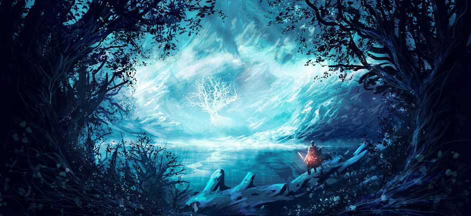 Dark Souls Mystical Tree Wallpaper 4K