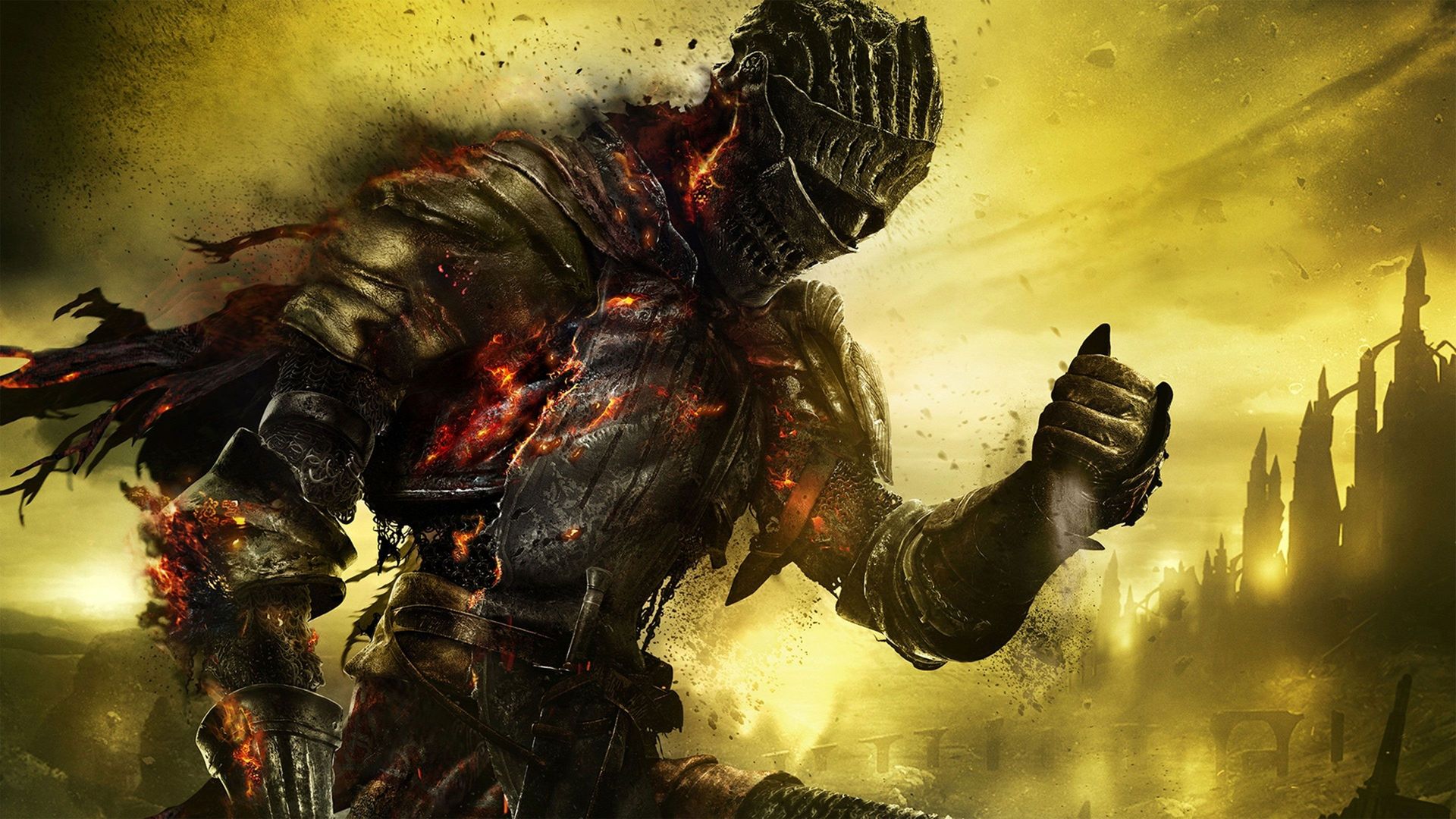 Dark Souls III Burning Knight 4K Wallpaper