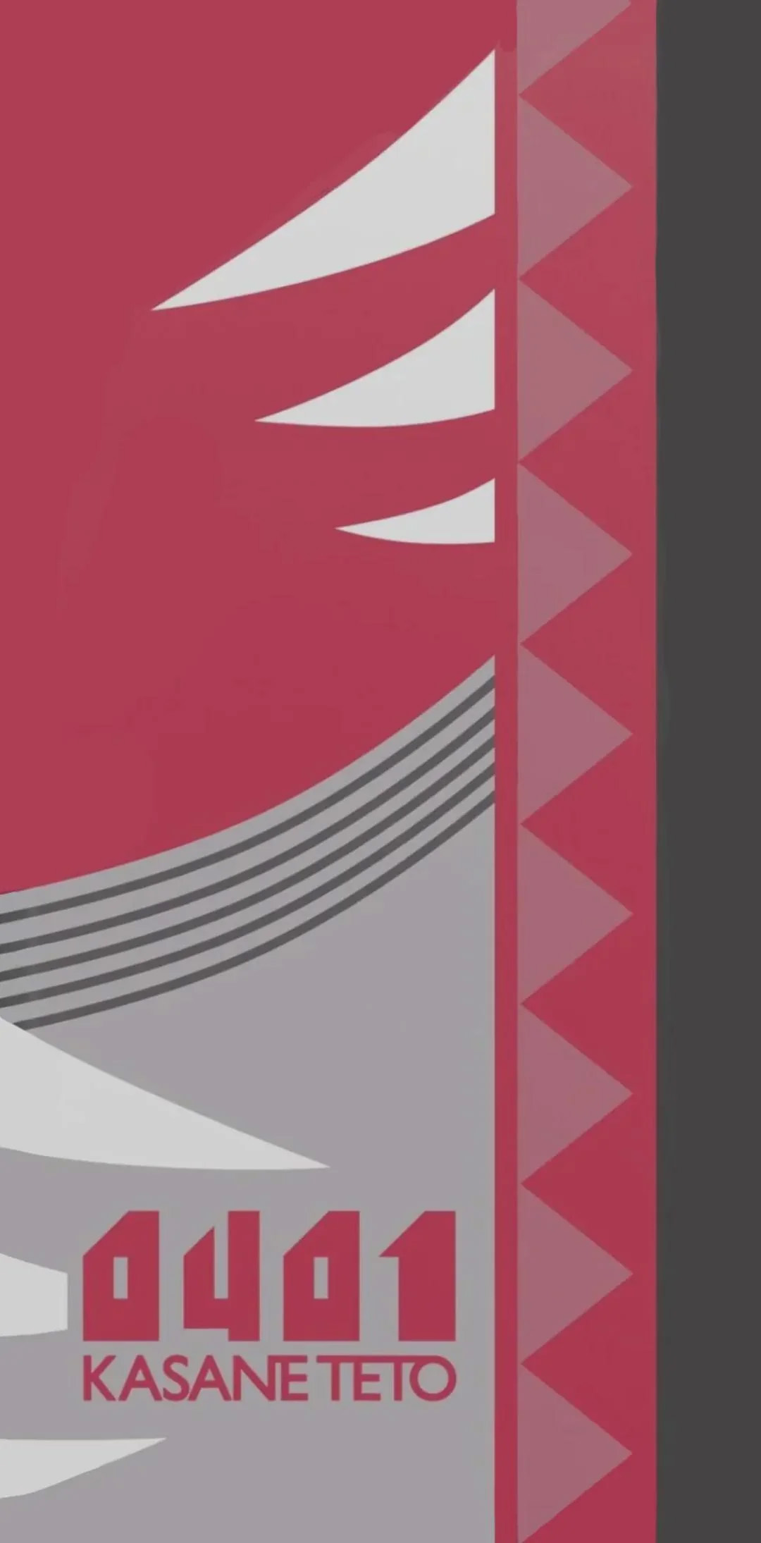 Kasane Teto 0401 Wallpaper Minimalist 4K