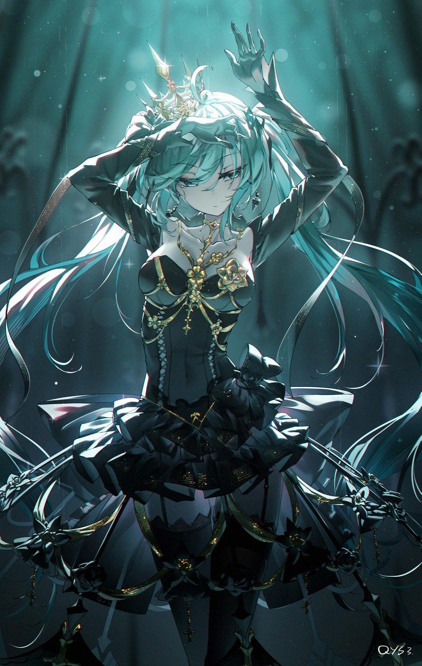 Hatsune Miku Regina Întunericului Wallpaper