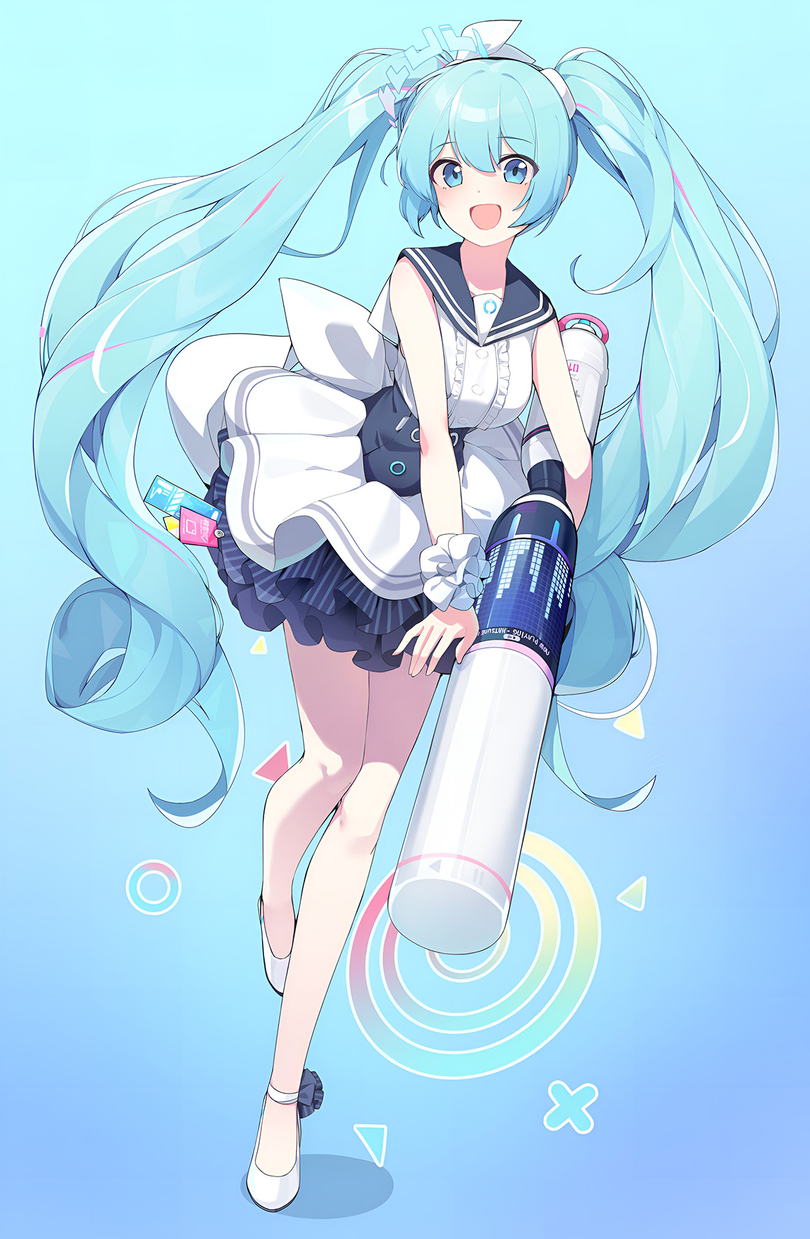 Hatsune Miku Sjömansoutfit 4K Bakgrundsbild