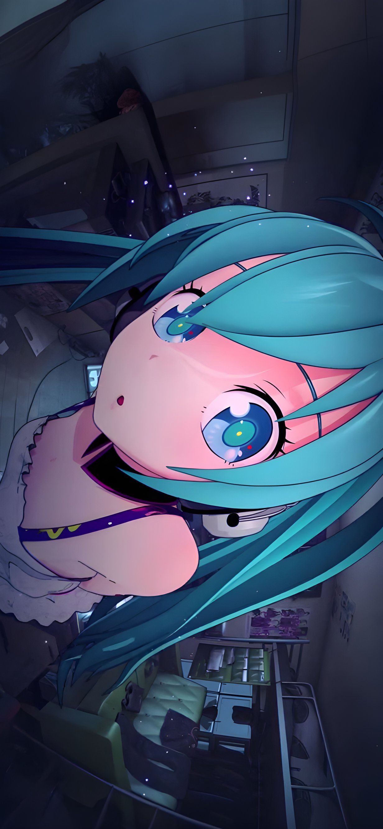 Hatsune Miku 4K Anime Room Wallpaper