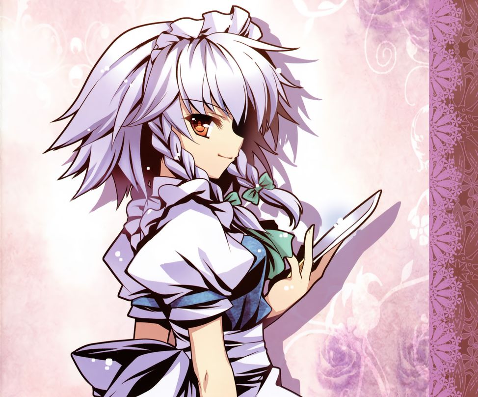 Sakuya Izayoi Touhou Project Hizmetçi Duvar Kağıdı
