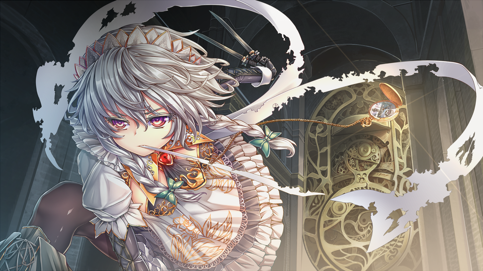 十六夜咲夜 东方Project 4K壁纸