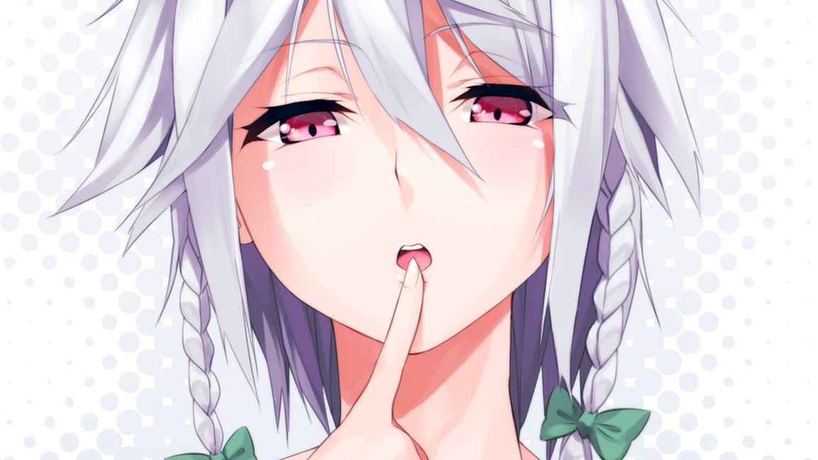 十六夜咲夜哭泣壁纸 – 东方Project 4K