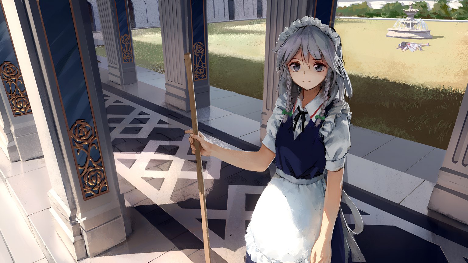 Sakuya Izayoi Maid Wallpaper – Touhou Project 4K
