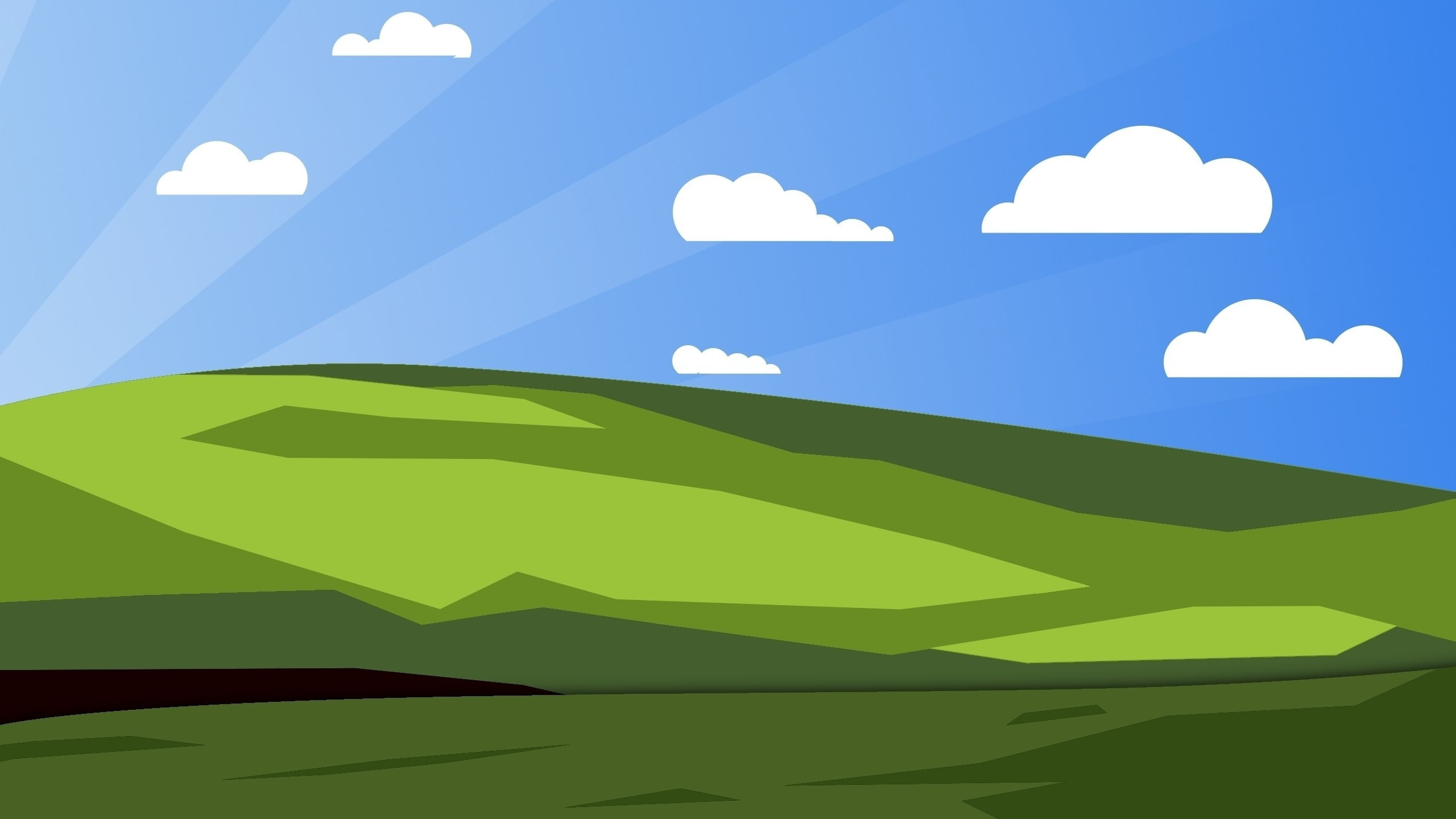 Windows XP Bliss Wallpaper - 4K Ultra HD Green Hills Desktop Background