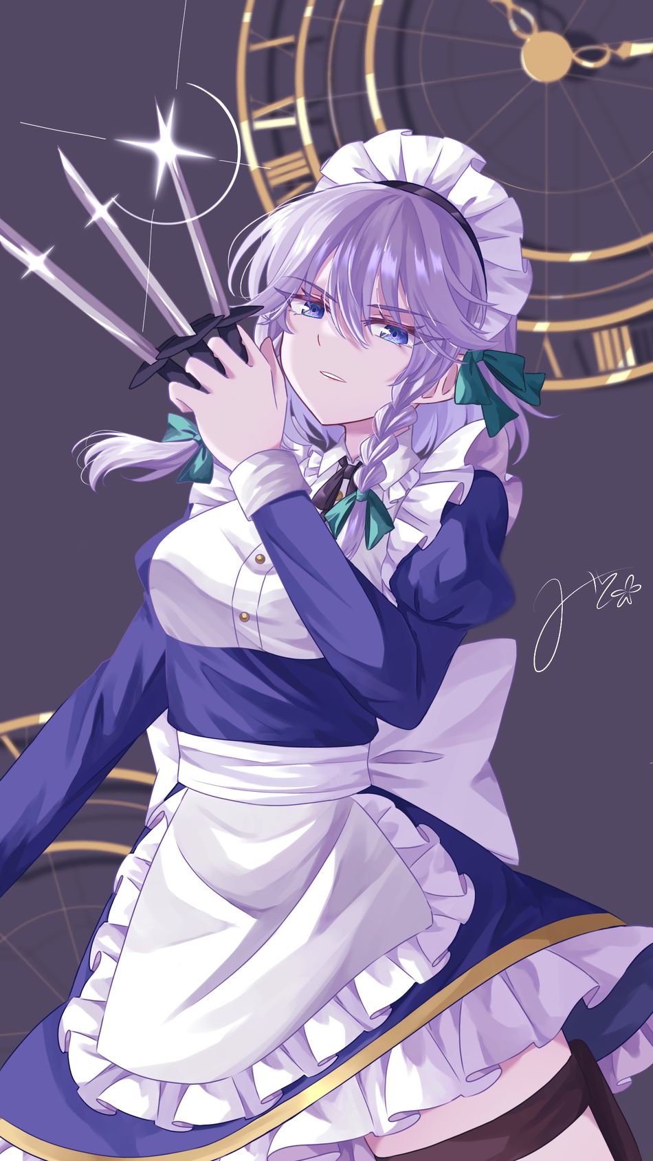 Sakuya Izayoi Hizmetçi Duvar Kağıdı Touhou Project 4K