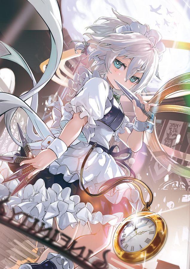 十六夜咲夜 东方Project 4K壁纸