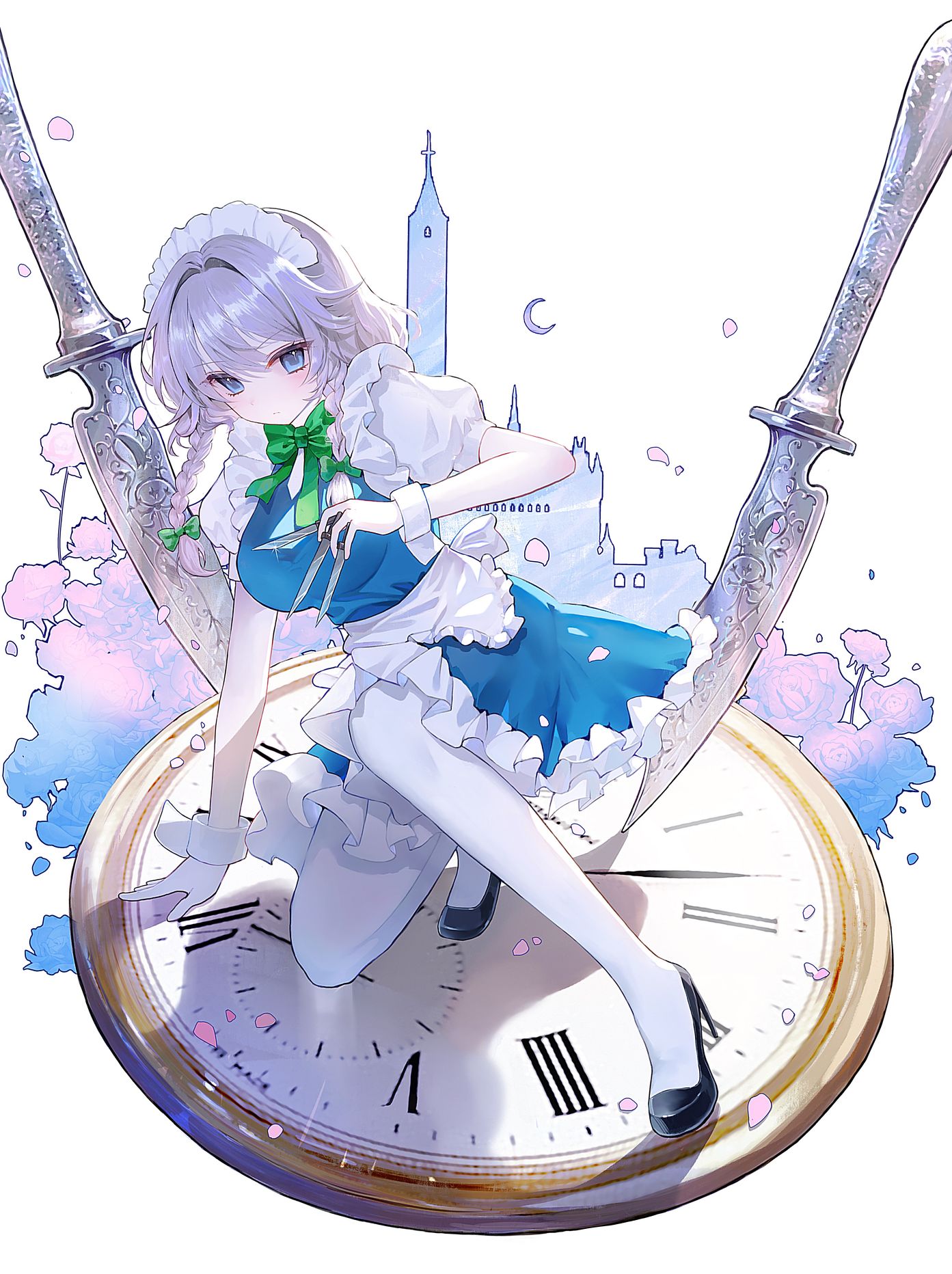 十六夜咲夜女仆壁纸 东方Project 4K