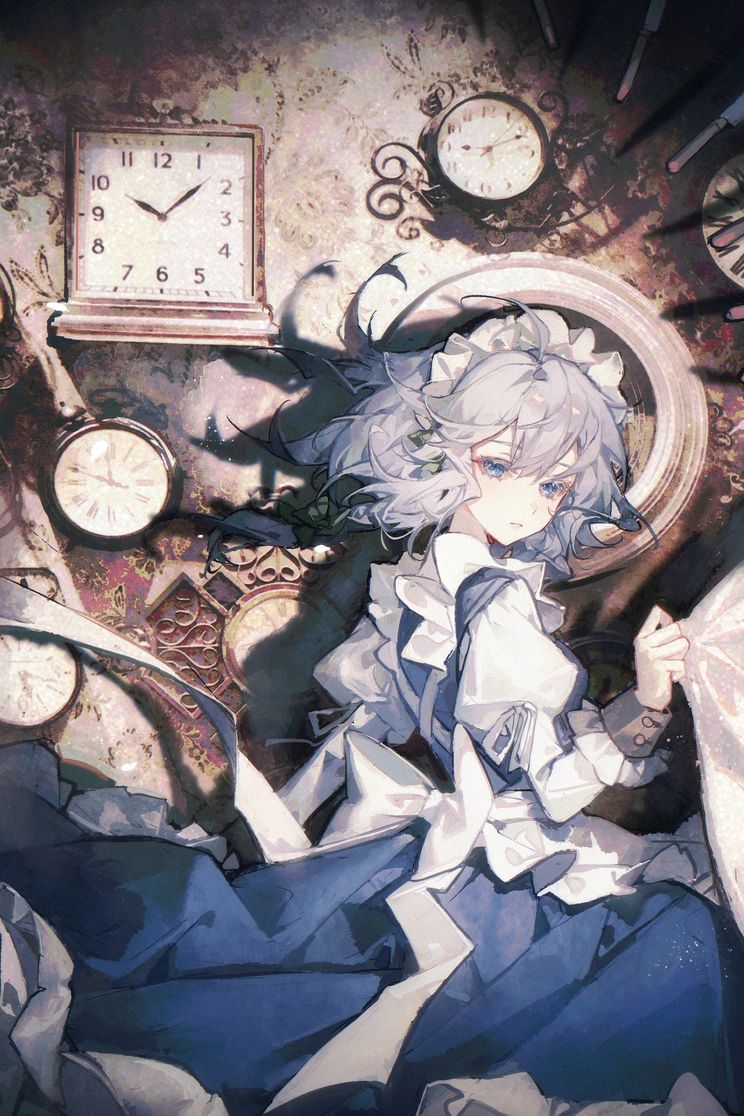 十六夜咲夜 东方Project 4K壁纸