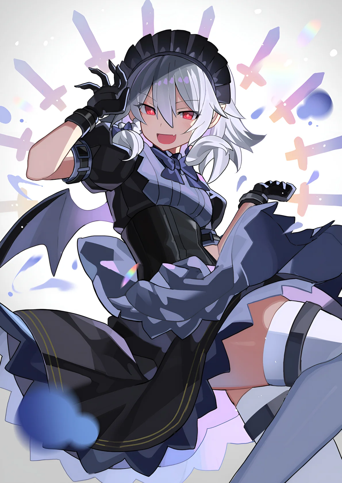 Sakuya Izayoi Dark Maid Wallpaper Touhou Project