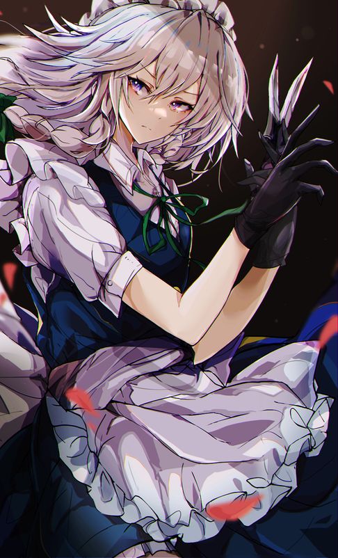 十六夜咲夜女仆壁纸 东方Project 4K