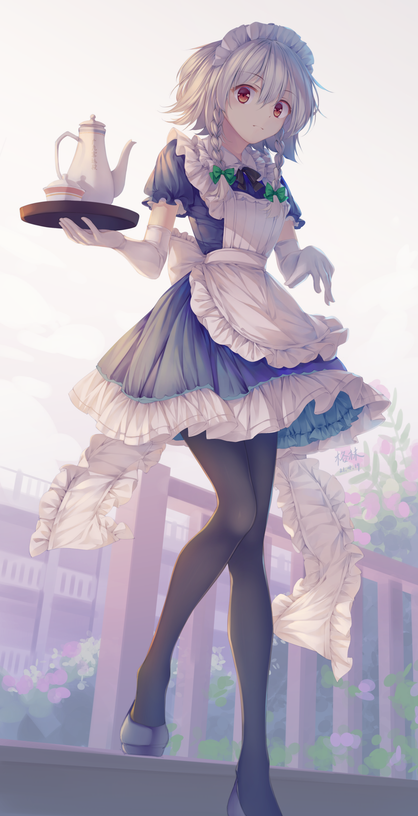 十六夜咲夜女仆壁纸 东方Project 4K