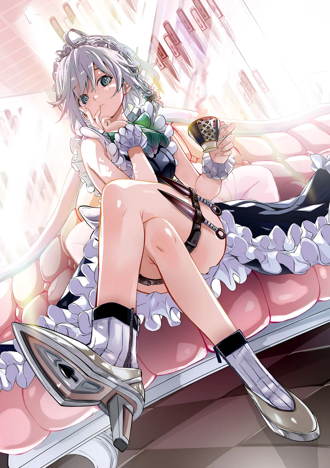 Sakuya Izayoi Touhou Project 4K Wallpaper
