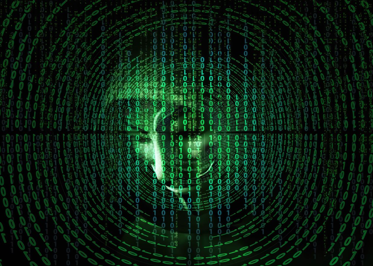 Matrix Binaire Code Cyber Hacker Achtergrond 4K