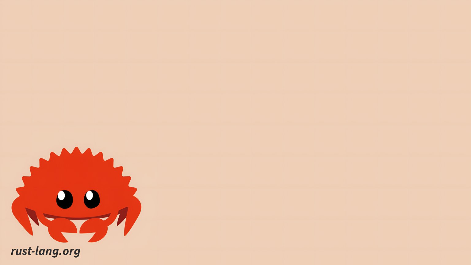 Ferris the Crab Rust Programming Language Wallpaper