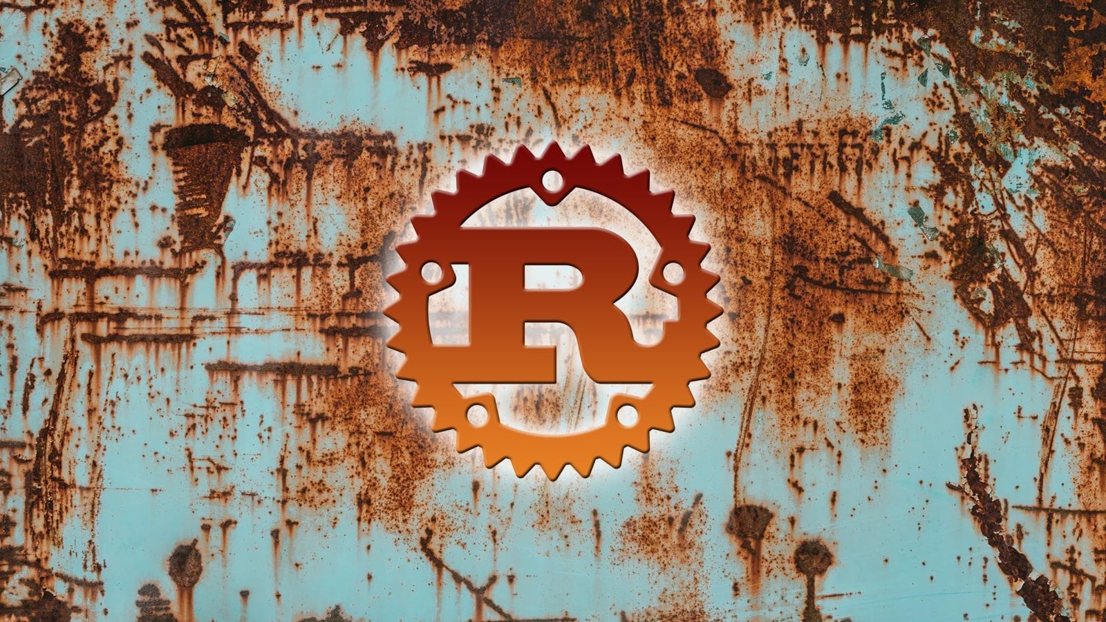 Rust Programming Language Logo Wallpaper 4K