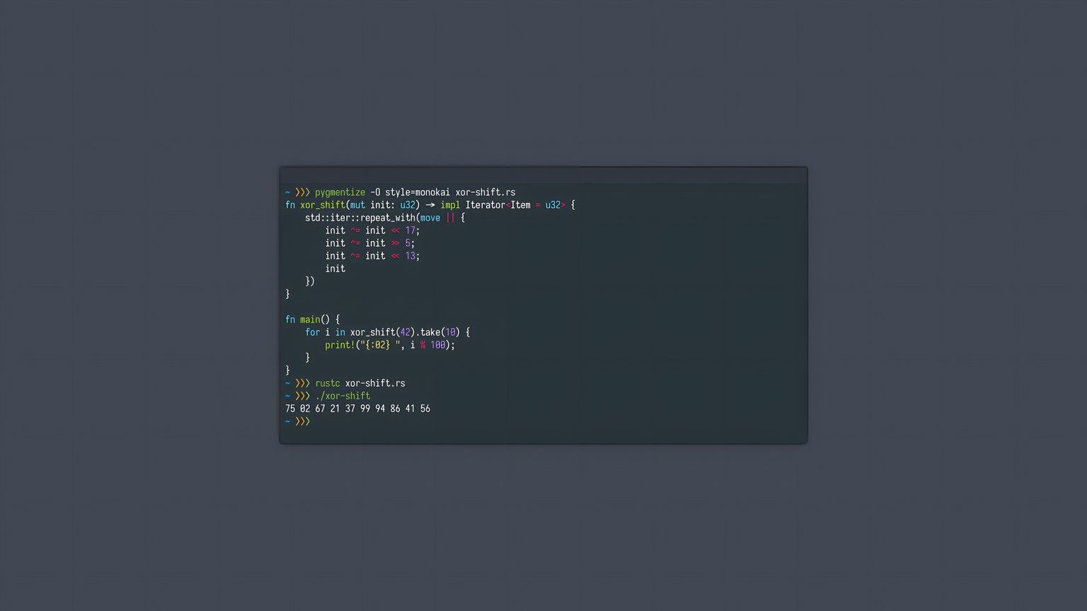 Rust XOR Shift Algorithm Wallpaper 4K