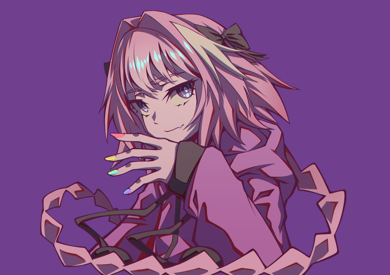 Astolfo Fate Anime Wallpaper Purple 4K