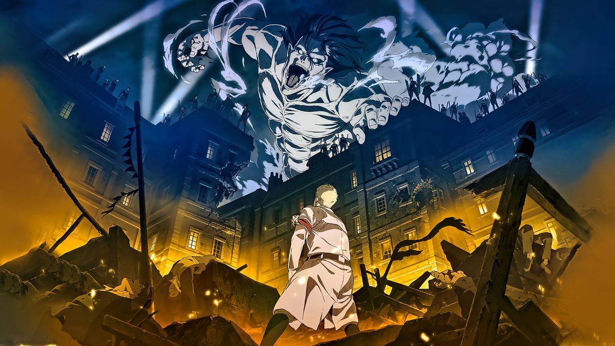 Attack on Titan Bătălie Epică 4K Wallpaper
